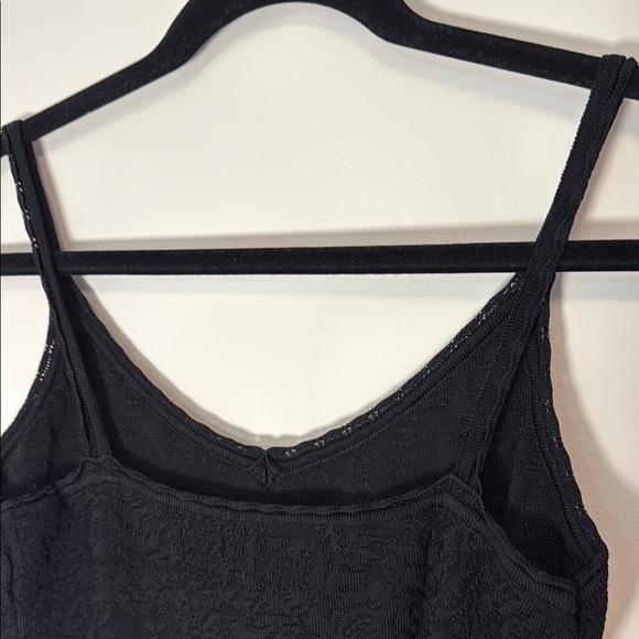 Vintage Jones New York Elegant Black Floral Pattern Knit Camisole Top Size M - Picture 9 of 11